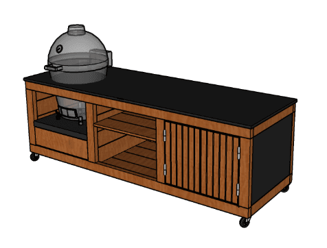 LULU Prestige K – emplacement Kamado