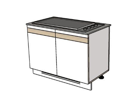 MADO 120 G – encastrement bbq ou plancha gaz intégré