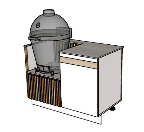 MADO 120 K – emplacement Kamado