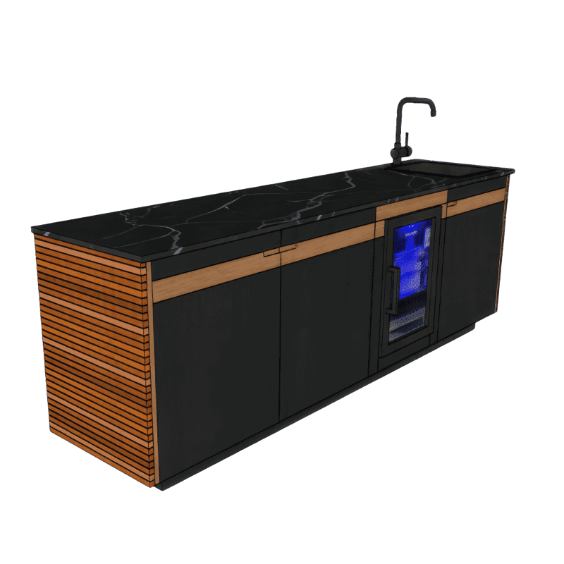 Option : Frigo d’extérieur 63L caso design