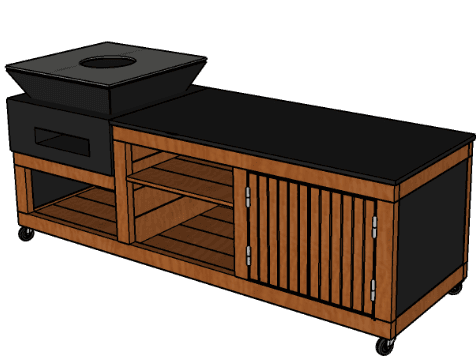 LULU Prestige B – brasero intégré