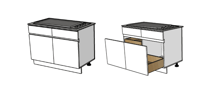 MADO PRESTIGE 120 C+G – casserolier et encastrement plancha / BBQ gaz