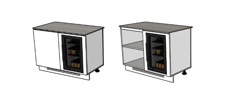 MADO PRESTIGE 120 F – frigo intégré