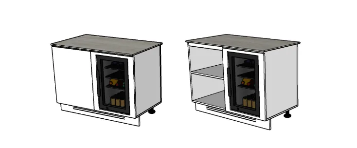 MADO PRESTIGE 120 F – frigo intégré