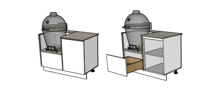 MADO PRESTIGE 120 K – emplacement Kamado