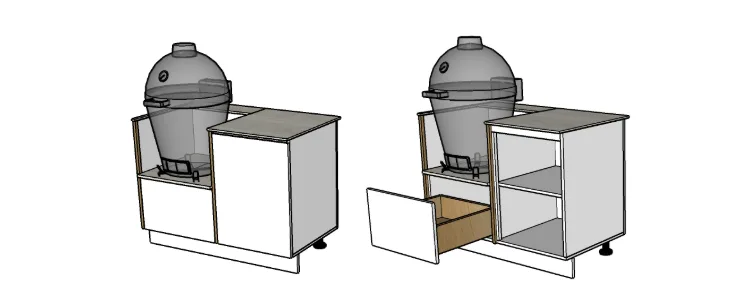MADO PRESTIGE 120 K – emplacement Kamado