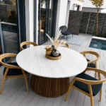 Création de table extérieur haut de gamme et sur mesure par Les Tontons Grilleurs