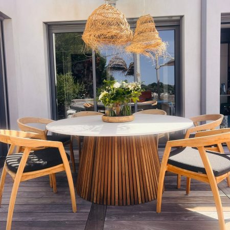 Table extérieure haut de gamme et sur mesure collection alma les tontons grilleurs